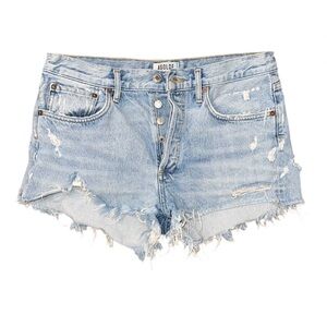 Agolde Denim Distressed Jean Shorts size 28